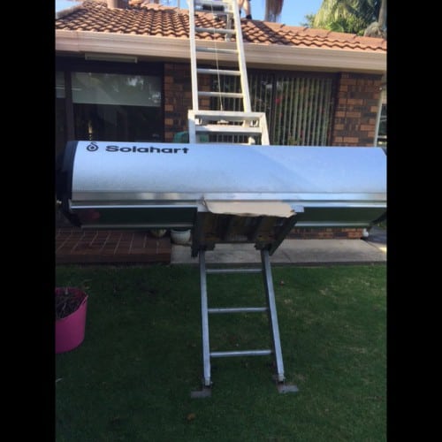 install new solar hot water system