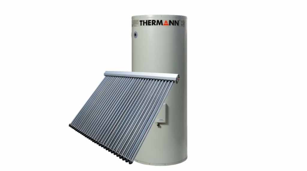 solar energy hot water system thermann