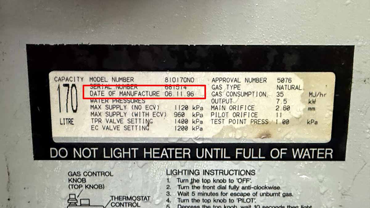 gas hot water tank repair