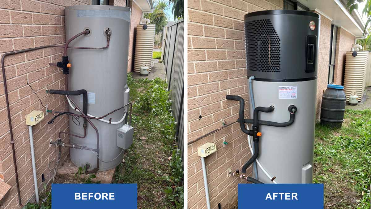 rheem heat pump hot water