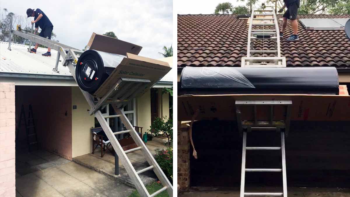 solar water heating repairs