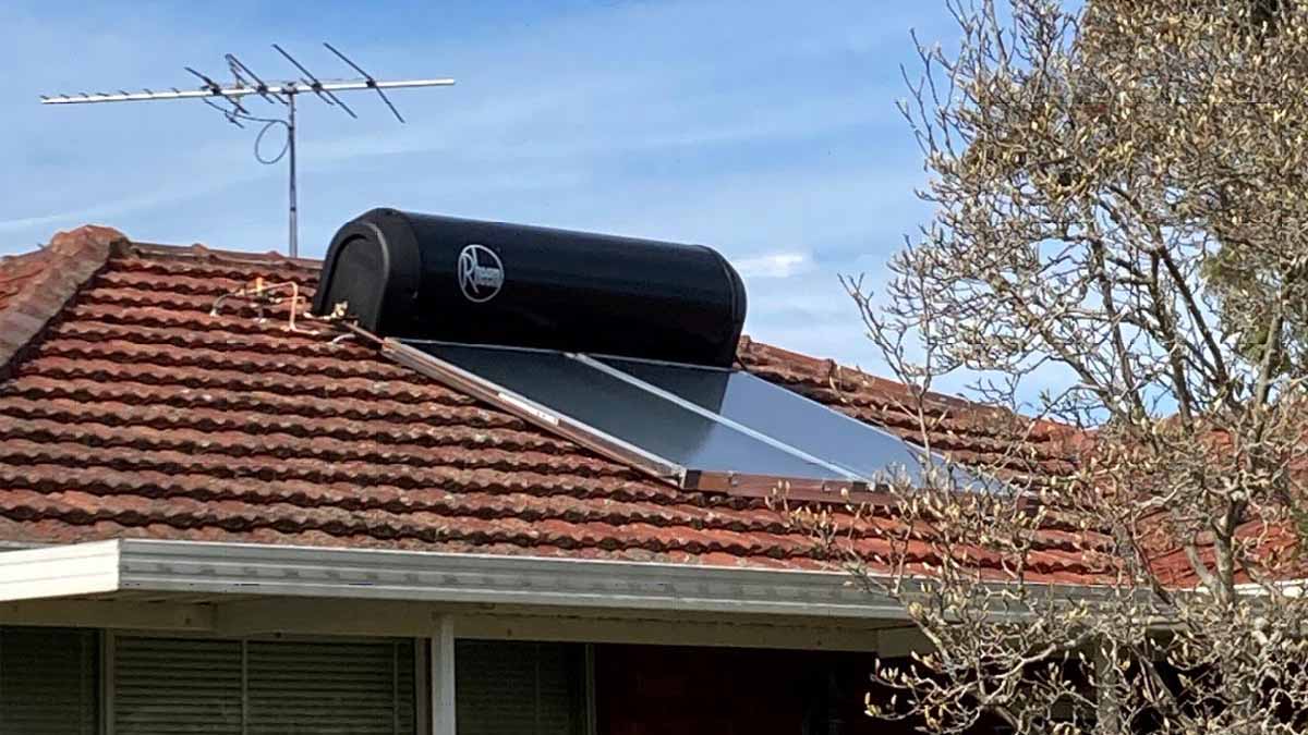 solar water heating repairs