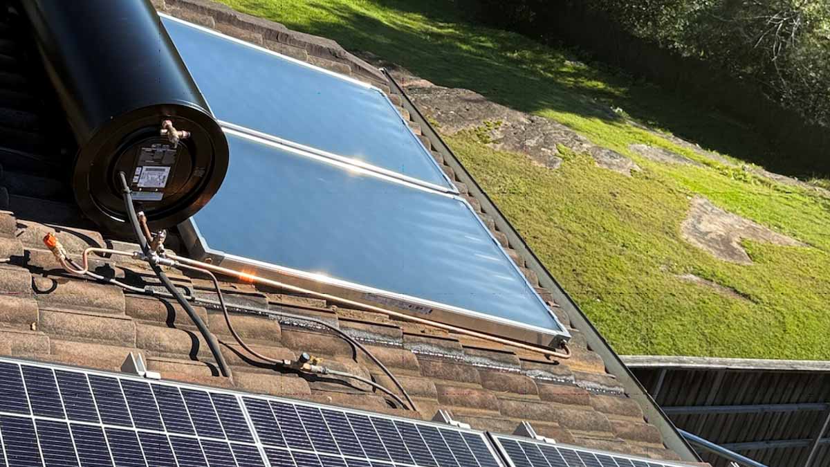 solar water heating repairs