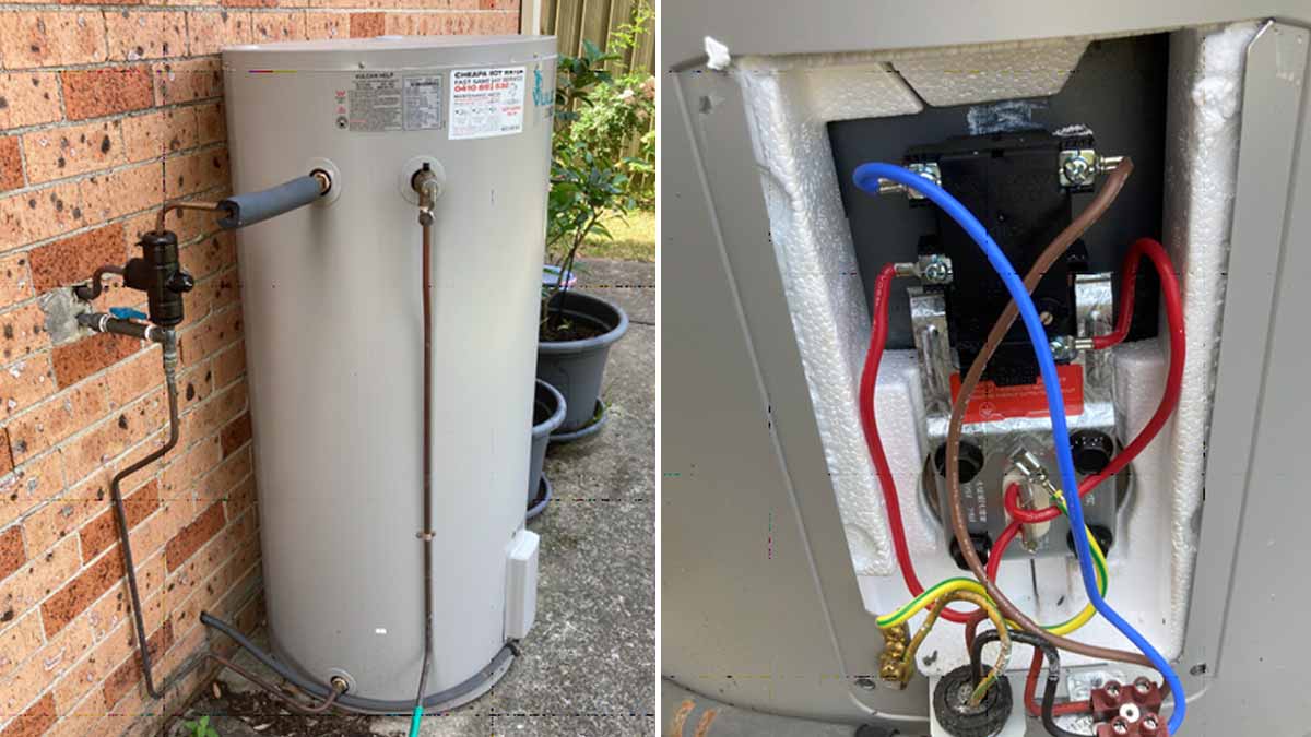 electric water tank repair