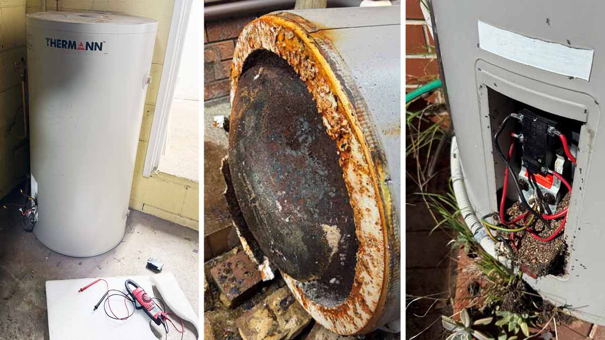 repair hot water system electric