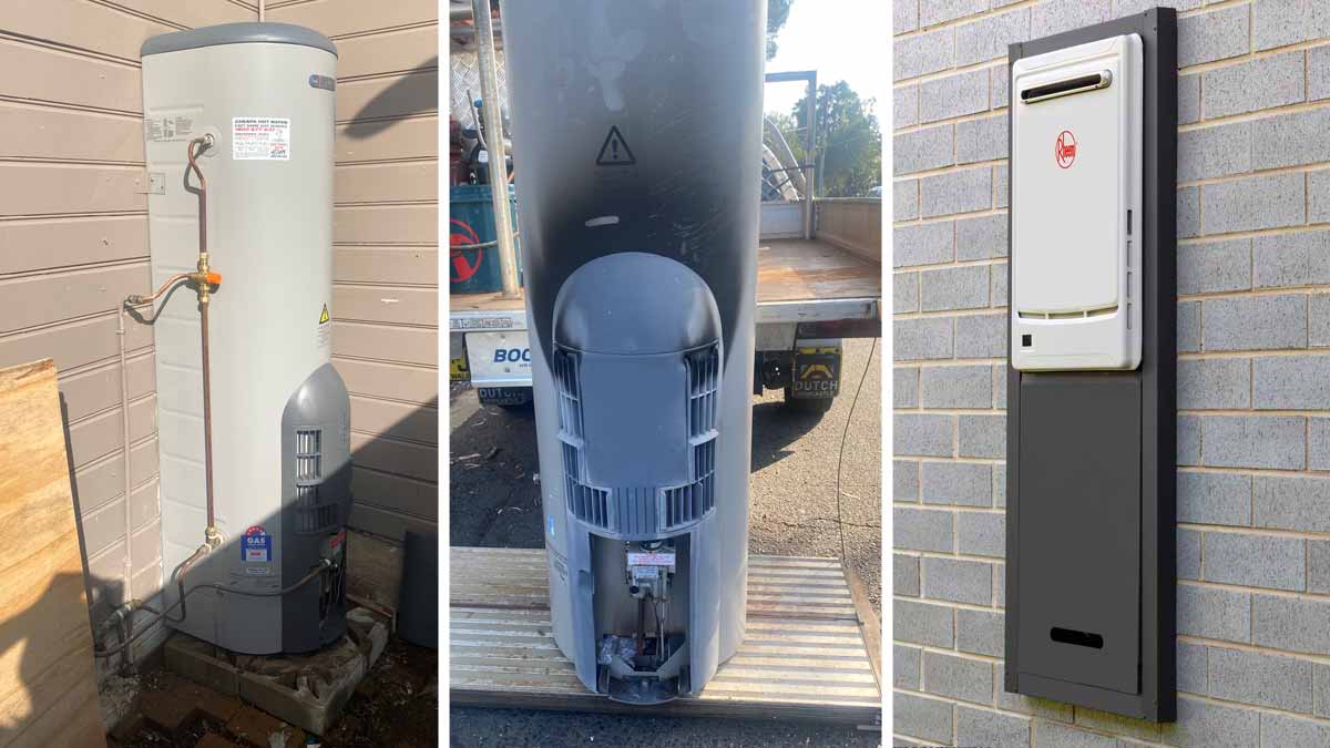 repair hot water system gas