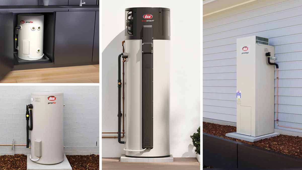 dux hot water cylinder