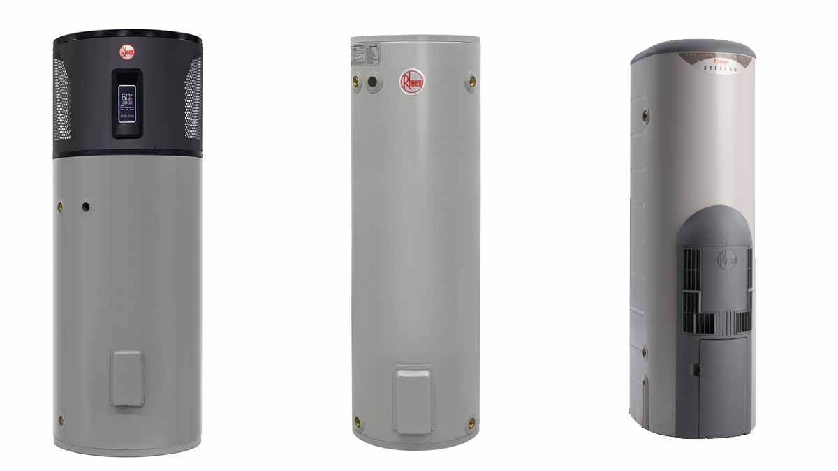 rheem hot water cylinder