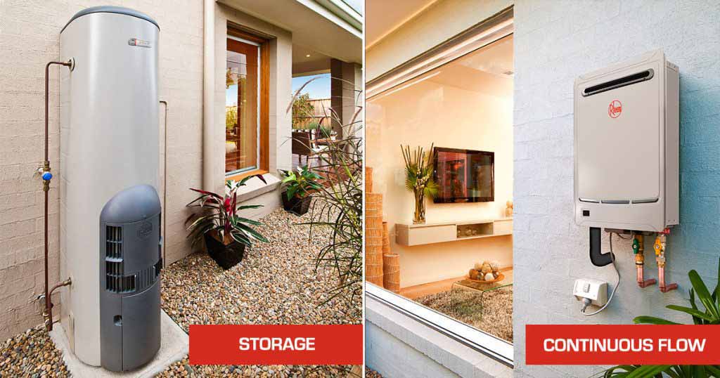 rheem gas water heater installation