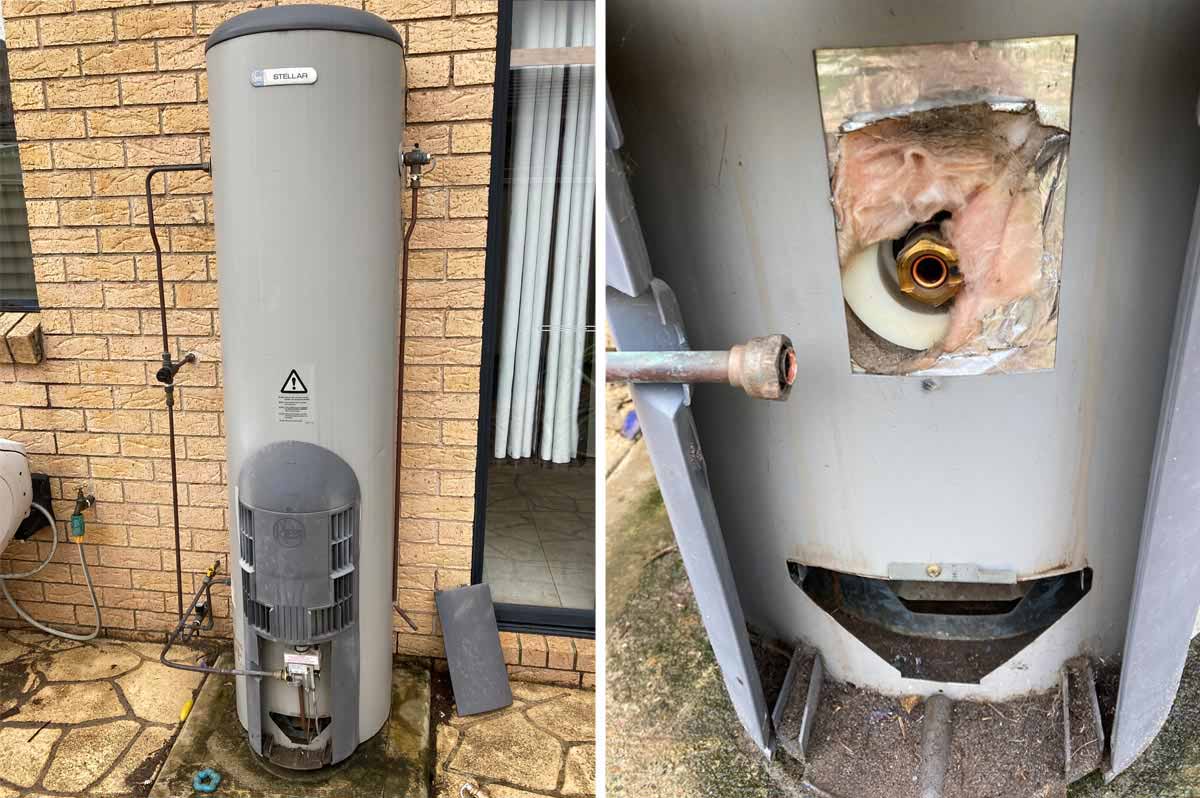 rheem gas water heater repair