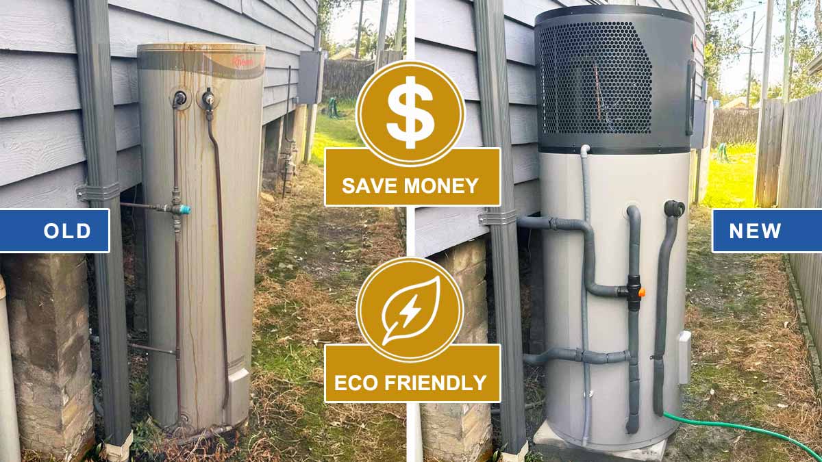 heat pump hot water government rebates